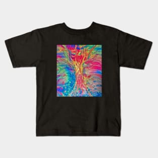 Colorful Tree of Life Kids T-Shirt